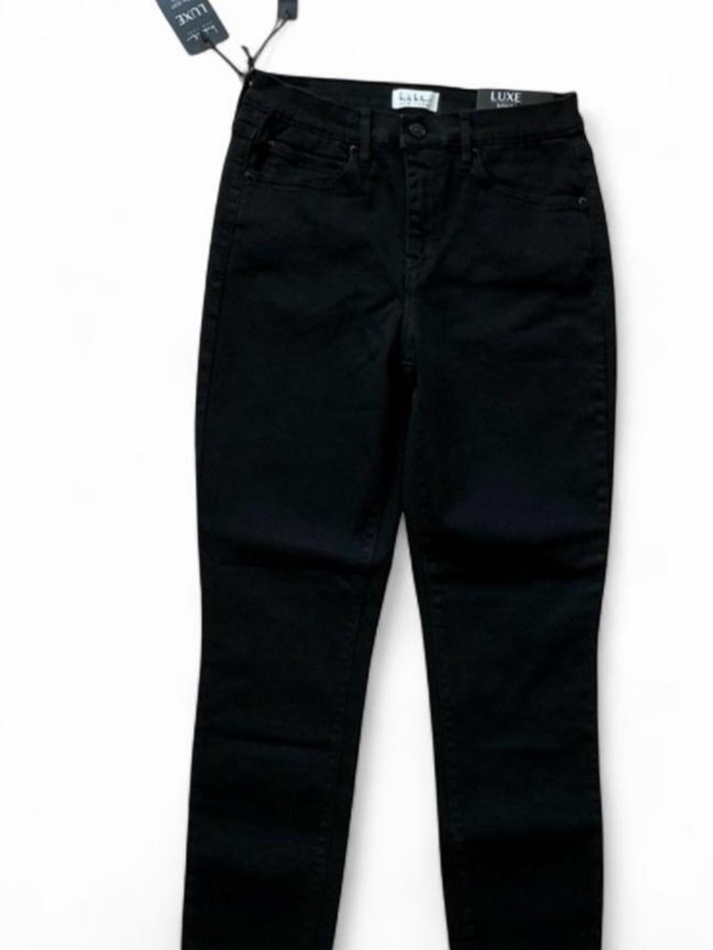 Nicole Miller Luxe Slim Denim Jeans in Black